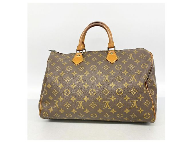 mala Louis Vuitton Monogram Speedy 35 Marrom - vista 11
