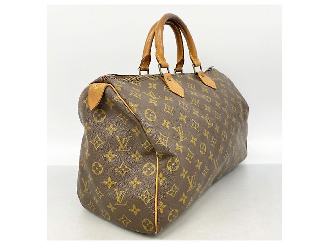 mala Louis Vuitton Monogram Speedy 35 Marrom - vista 2