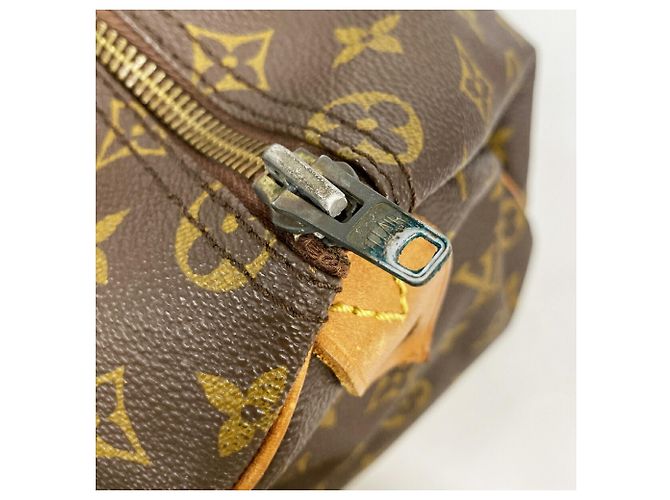 mala Louis Vuitton Monogram Speedy 35 Marrom - vista 7