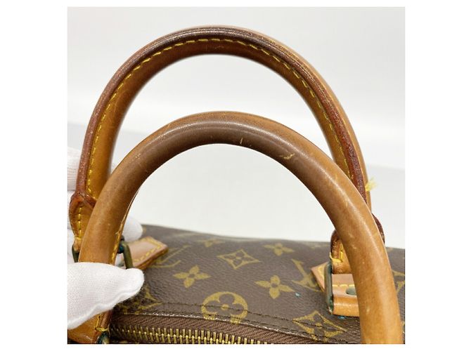mala Louis Vuitton Monogram Speedy 35 Marrom - vista 9