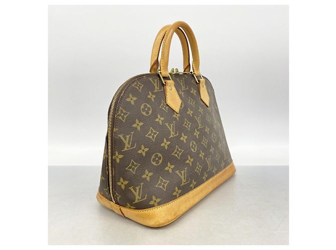 Sac à main Louis Vuitton Alma Monogram Marron - vue 2