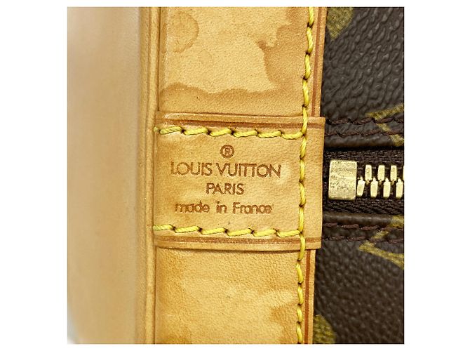 Sac à main Louis Vuitton Alma Monogram Marron - vue 5