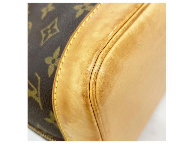 Sac à main Louis Vuitton Alma Monogram Marron - vue 6