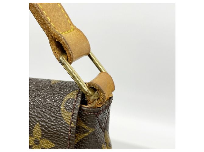 Borsa a tracolla Louis Vuitton Monogram Musette M51256 Marrone - vista 10