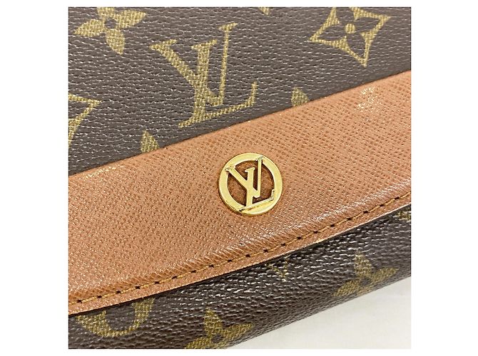 Bolso de hombro Louis Vuitton Monogram Bordeaux Castaño - vista 10