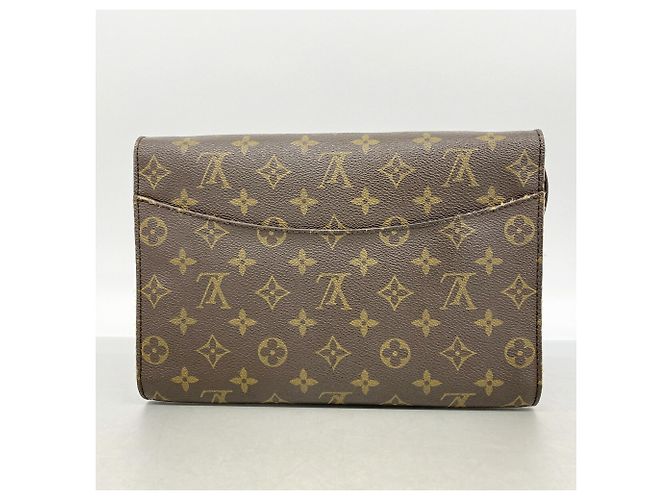 Bolso de hombro Louis Vuitton Monogram Bordeaux Castaño - vista 11