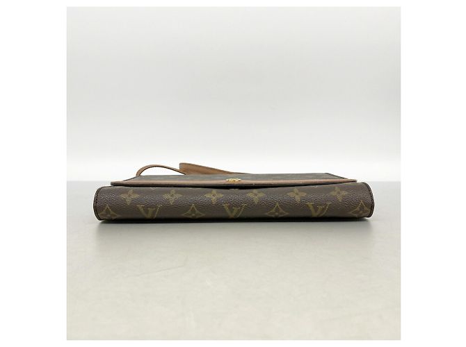 Bolso de hombro Louis Vuitton Monogram Bordeaux Castaño - vista 3