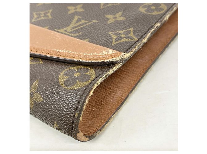 Bolso de hombro Louis Vuitton Monogram Bordeaux Castaño - vista 6