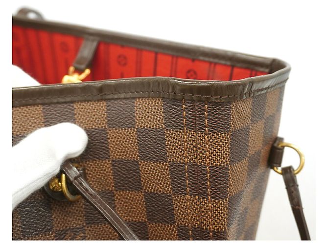 Bolso Tote Louis Vuitton Damier Neverfull MM Damier ebene - vista 10