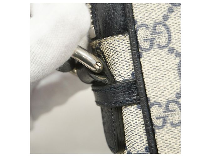 Borsa a tracolla Gucci GG Marmont Blu navy - vista 7