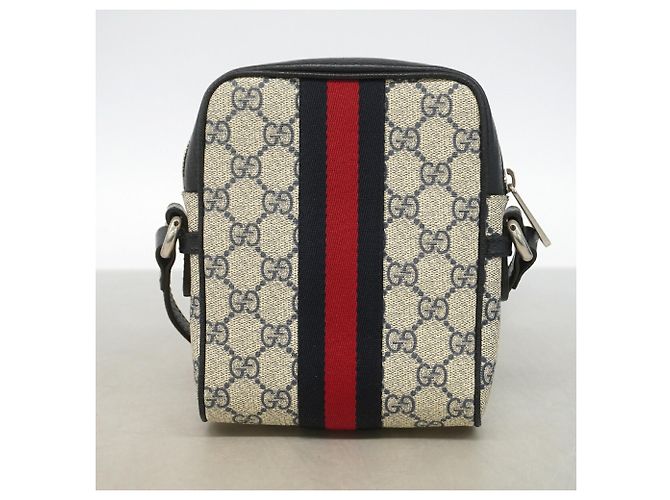 Borsa a tracolla Gucci GG Marmont Blu navy - vista 8