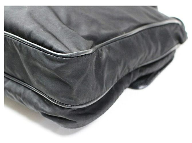Borsa a tracolla Prada in nylon Nero - vista 6
