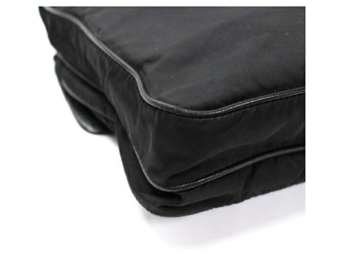 Borsa a tracolla Prada in nylon Nero - vista 7