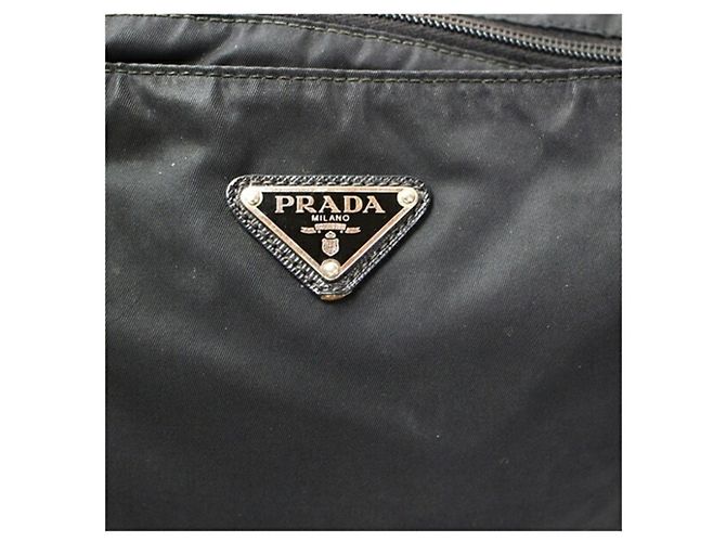 Borsa a tracolla Prada in nylon Nero - vista 9