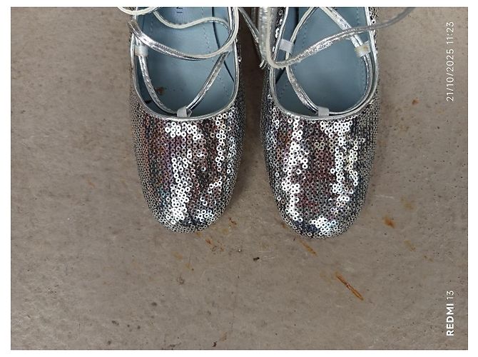 Chiara Ferragni silberne Glitzer-Stiefeletten - Ansicht 3