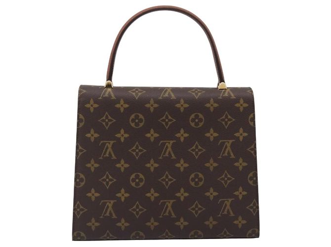 Louis Vuitton Malesherbes Monogram Canvas Castaño - vista 2