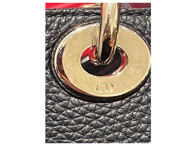 Christian Dior Sac Lady Dior en cuir noir - vue 10