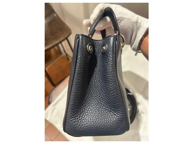 Christian Dior Sac Lady Dior en cuir noir - vue 6