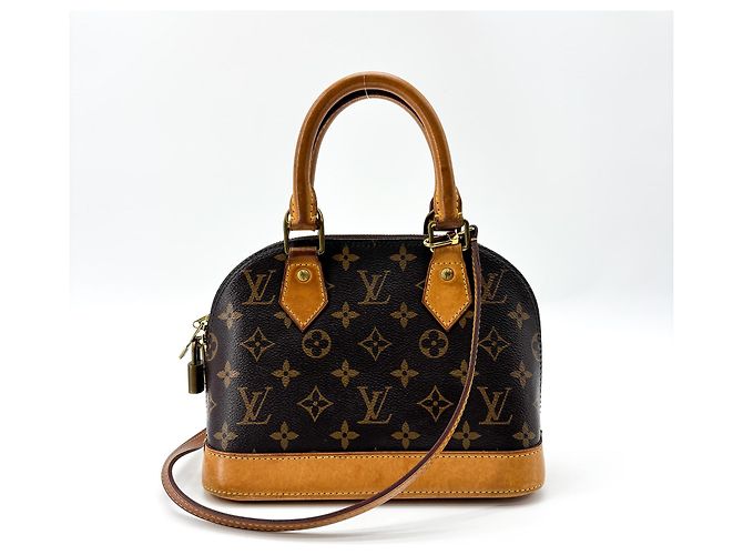Louis Vuitton Alma Monogram Canvas BB Marrone - vista 2