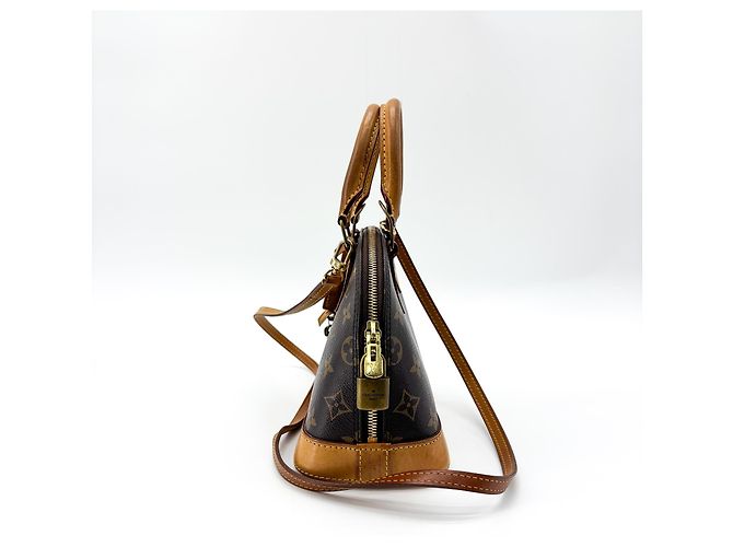 Louis Vuitton Alma Monogram Canvas BB Marrone - vista 3