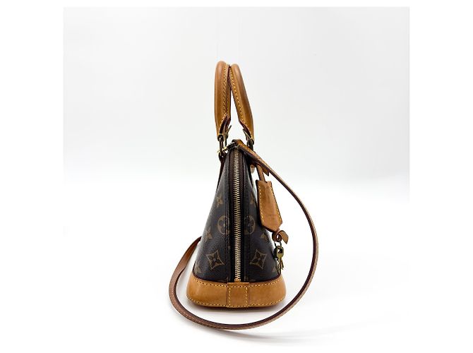 Louis Vuitton Alma Monogram Canvas BB Marrone - vista 4