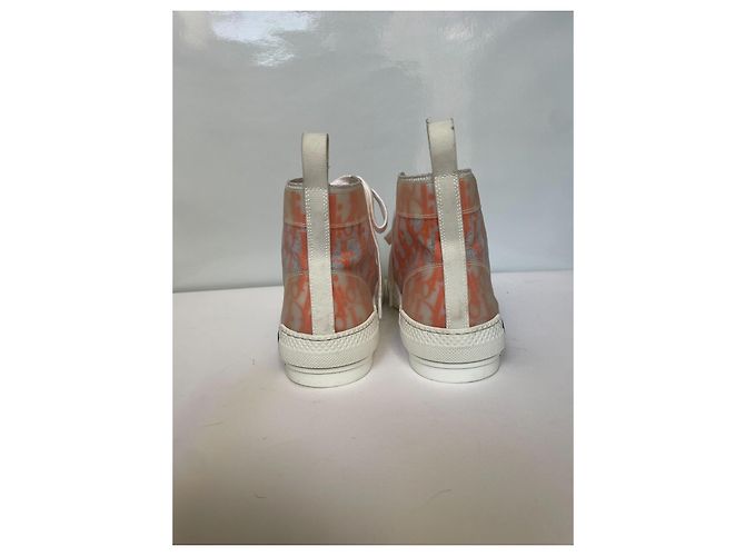 Autre Marque Zapatillas Dior B23 High-Top en lona Oblique naranja Blanco - vista 4