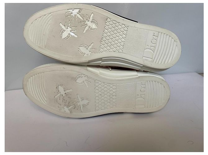 Autre Marque Zapatillas Dior B23 High-Top en lona Oblique naranja Blanco - vista 6