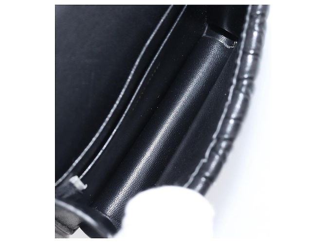 Miu Miu Biker Chain Matelassé Leather Preto - vista 5