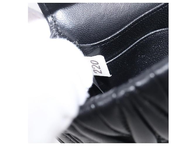 Miu Miu Biker Chain Matelassé Leather Preto - vista 6