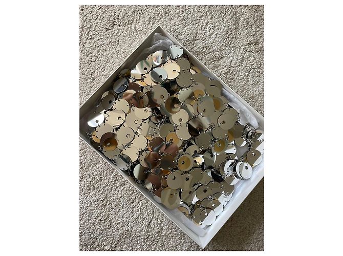Paco Rabanne x H&M Silber Metallic Kleid Metallisch - Ansicht 6