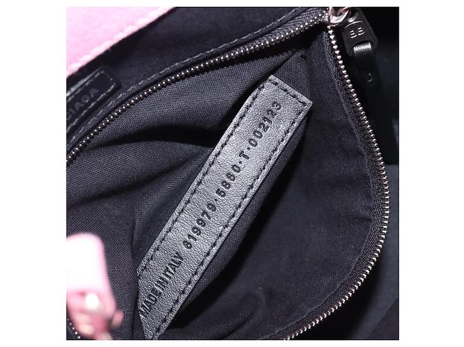 Balenciaga Wave Bucket Printed Canvas XS Rosa - vista 6