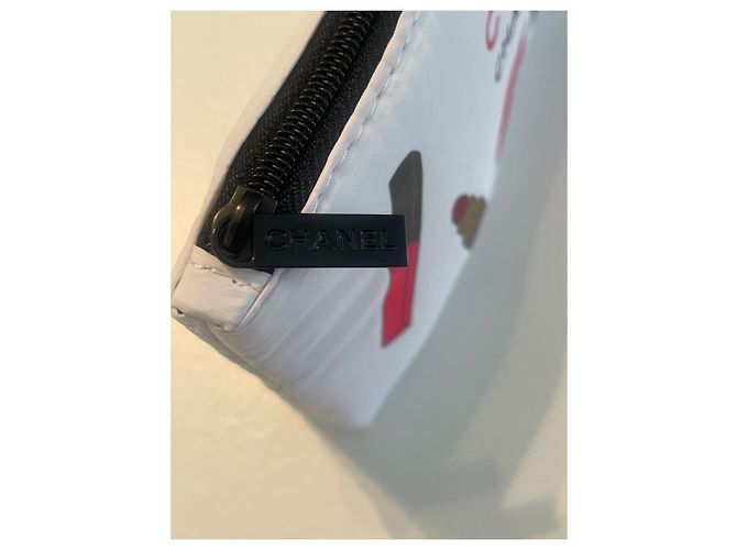 Chanel Rouge Coco Clutch Nero Bianco Rosso - vista 2