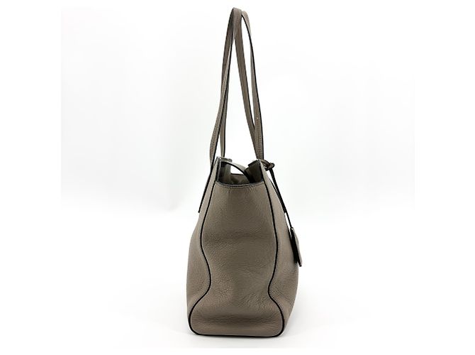 Sac à épaule Prada en cuir Medium Marron - vue 5