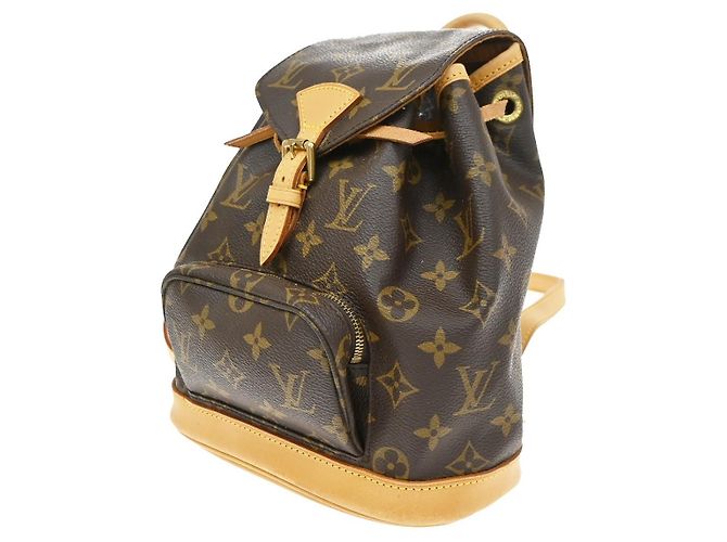 Louis Vuitton Montsouris NNM Monogram Canvas Mini Braun - Ansicht 3
