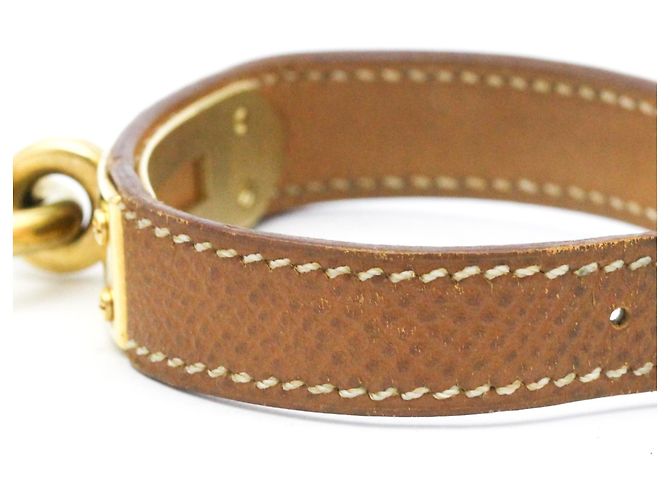 Hermès Hermes Kelly vergoldete Lederuhr Quartz Damen - Ansicht 3