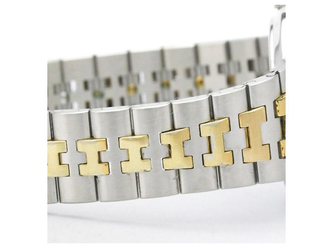 Hermès HERMES Sellier Damenarmbanduhr aus vergoldetem Stahl Quartz - Ansicht 7
