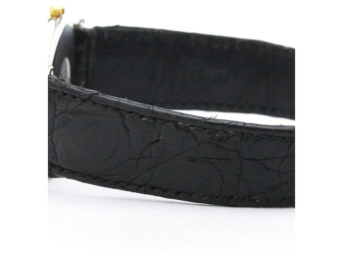 Relógio Masculino OMEGA De Ville em Aço Dourado e Couro, Quartz - vista 3