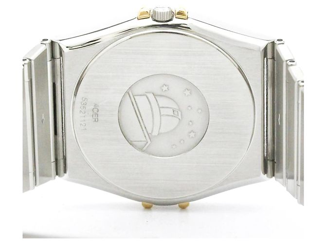 Relógio de pulso Omega Constellation 18K Gold Steel Quartz - vista 6