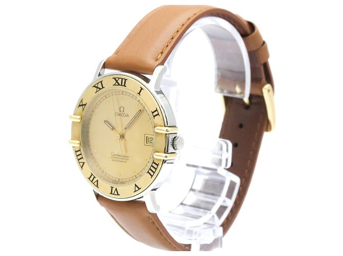 Orologio automatico da uomo Omega Constellation 18K Gold Steel - vista 2