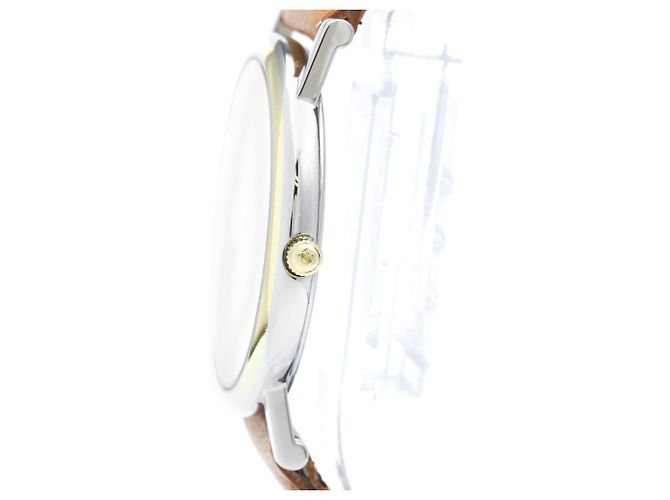 Relógio de pulso OMEGA De Ville em ouro 18K e aço Quartz - vista 4