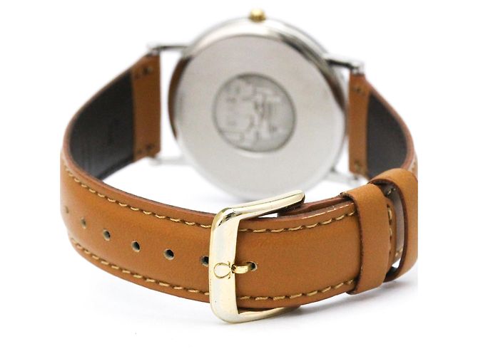 Relógio de pulso OMEGA De Ville em ouro 18K e aço Quartz - vista 5