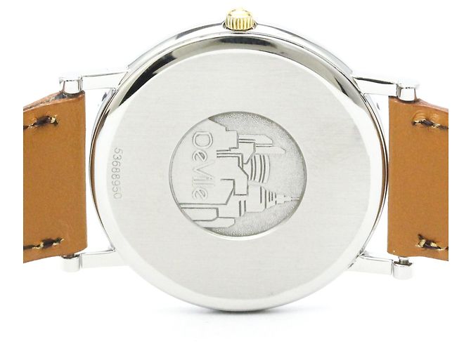 Relógio de pulso OMEGA De Ville em ouro 18K e aço Quartz - vista 6