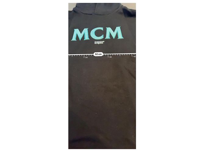 MCM x Snipes Hoodie Schwarz mit Strass - Ansicht 12
