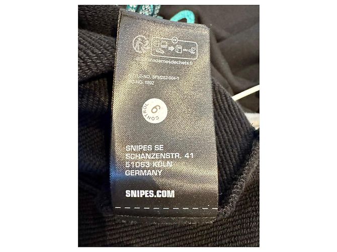 MCM x Snipes Hoodie Schwarz mit Strass - Ansicht 9