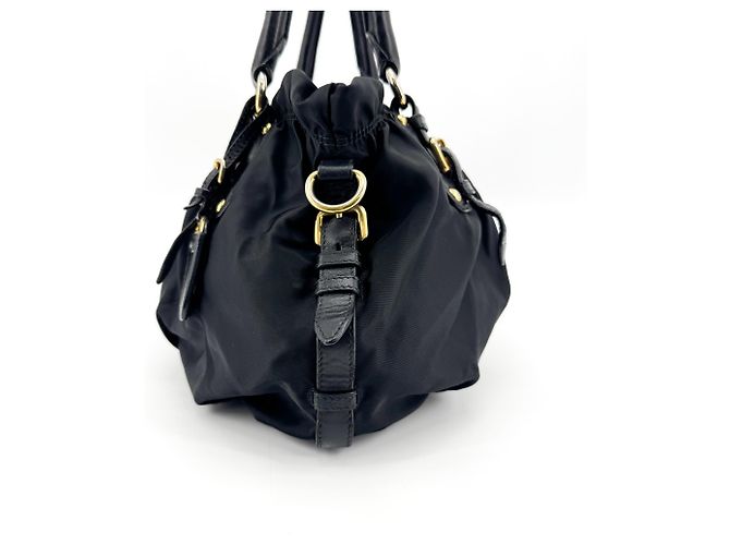 Prada Gaufre Nappa Leather Large Black - view 4