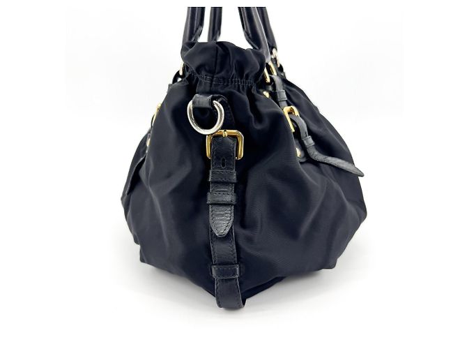 Prada Gaufre Nappa Leather Large Black - view 5