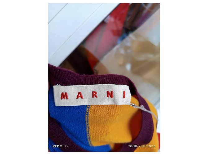 Marni Color-block Pullover aus Wolle und Kaschmir Mehrfarben - Ansicht 10