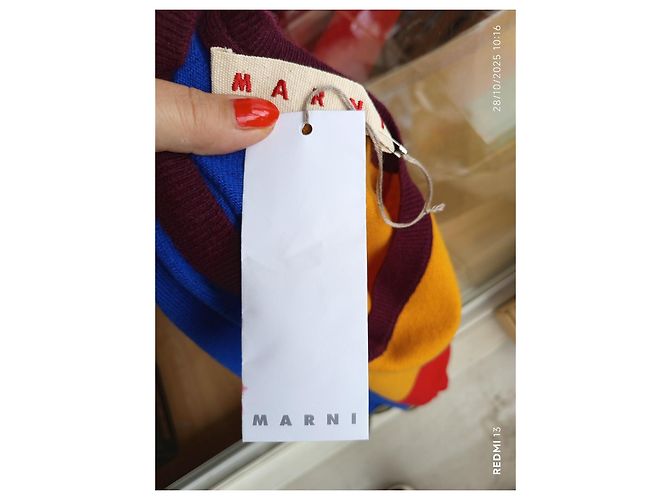 Marni Color-block Pullover aus Wolle und Kaschmir Mehrfarben - Ansicht 11