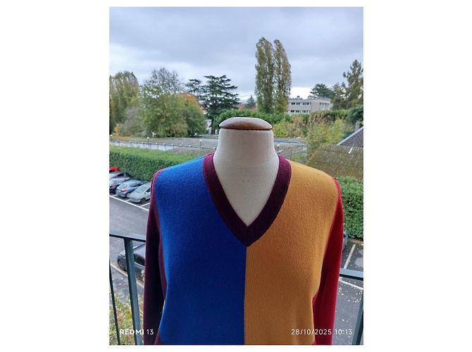 Marni Color-block Pullover aus Wolle und Kaschmir Mehrfarben - Ansicht 2