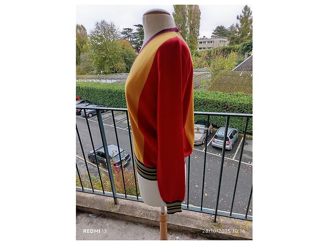 Marni Color-block Pullover aus Wolle und Kaschmir Mehrfarben - Ansicht 6